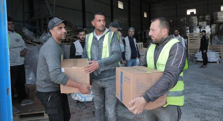 WFP food-assistance photograph carried by UN News with its October 19 coverage. File image; not a photograph of the funding decision.