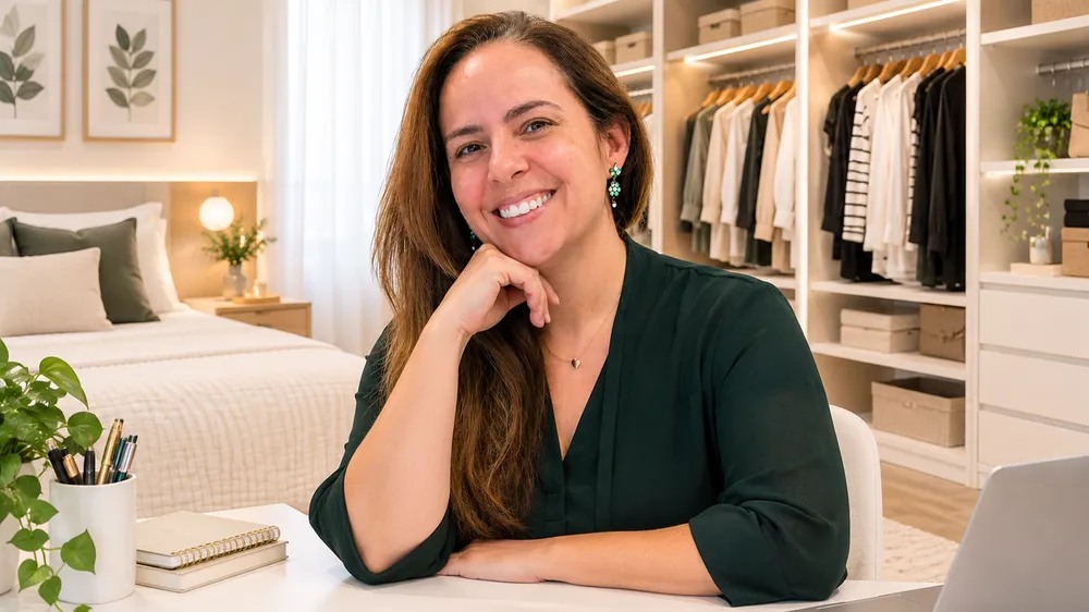 Personal organizer Patricia Morais in Goiânia, featured in Google’s announcement.